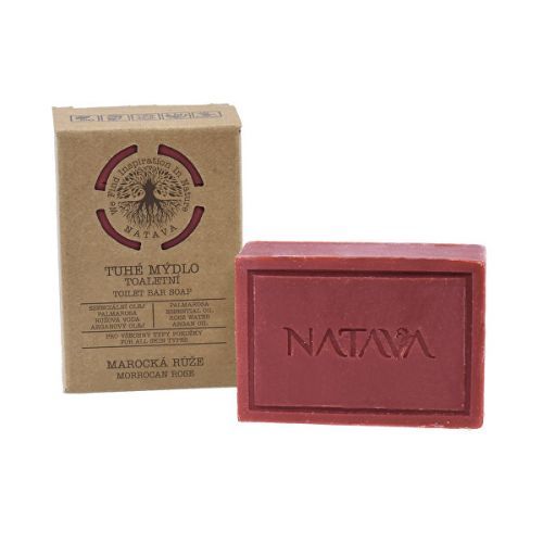 Natava Toaletné tuhé mydlo - Marocká ruža 100 g