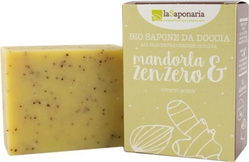 laSaponaria Tuhé olivové mydlo BIO - Mandle a zázvor 100 g 100 g