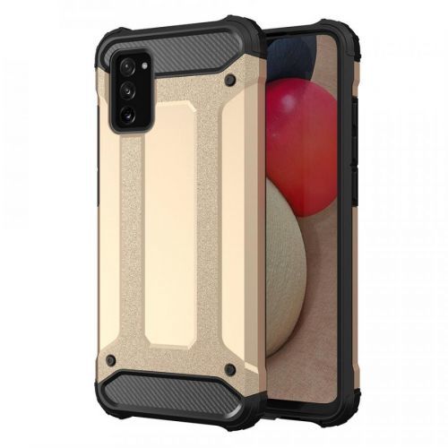 Puzdro Hybrid Armor pre Samsung Galaxy A02s  - Zlatá KP10297