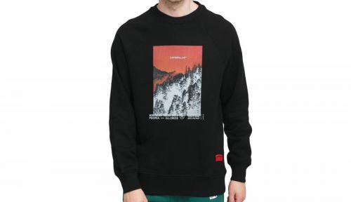 Caterpillar Heritage Roundneck Black čierne 2910511-BLK