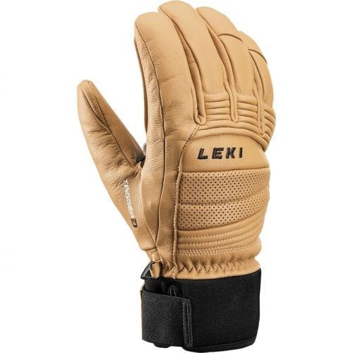 Päťprsté rukavice Leki Copper 3D Pro tan-black