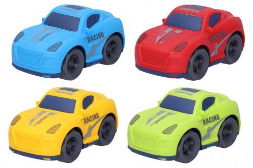 Auto šporťak s efektmi 14cm - žltá