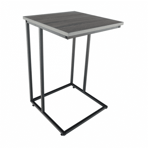 Příruční stolek, dub / černá, KALA