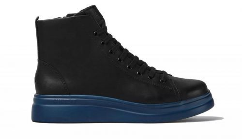 Camper Runner Up Leather Black Ankle Boots čierne K400613-001