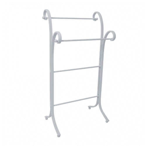Stojan na ručníky, bílá, MARTIAL