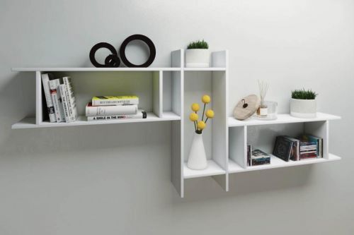 Nástenná polica Sirola Maxi, biela