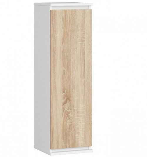 Závěsná vitrína Star 30 cm bílá/sonoma