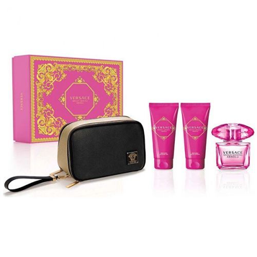 Versace Bright Crystal Absolu - EDP 90 ml + tělové mléko 100 ml + sprchový gel 100 ml + kosmetická taštička