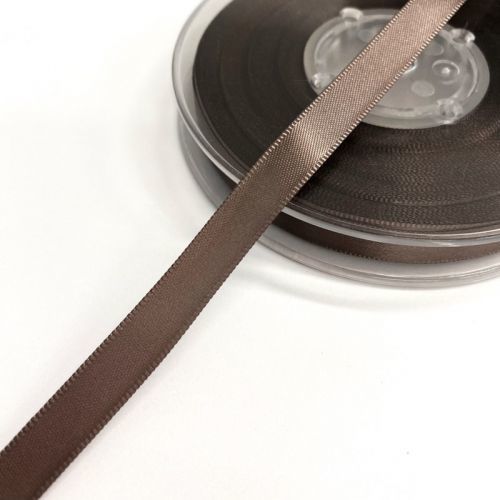 Saténová stuha obojstranná 9 mm brown