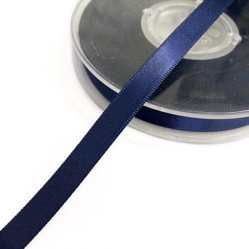 Saténová stuha obojstranná 9 mm dark blue