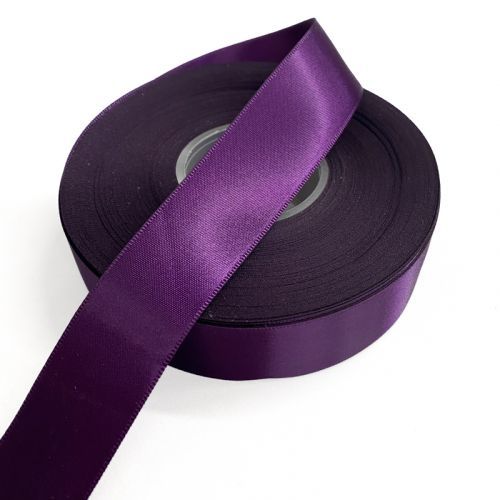 Saténová stuha obojstranná 25 mm purple