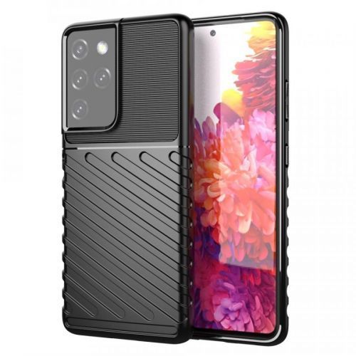Odolné puzdro Thunder pre Samsung Galaxy S21 Ultra 5G/Galaxy S30 Ultra - Čierna KP10781