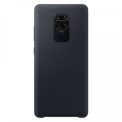 Puzdro Silicone case pre Xiaomi Redmi Note 9/Redmi 10X 4G  - Čierna KP10994