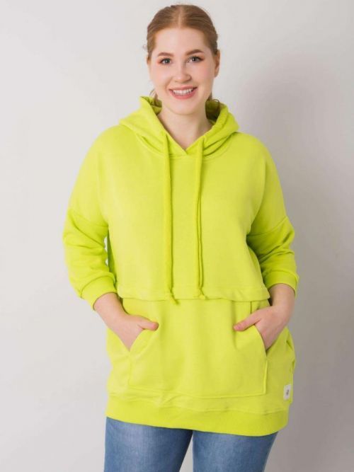 Zelená mikina s kapucňou - UNI