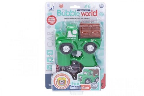 Bublifuk auto stláčacie s efektmi 18cm