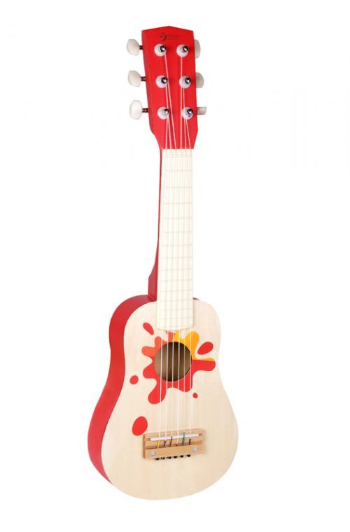 TEDDIES Gitara drevo 52cm s trsátka