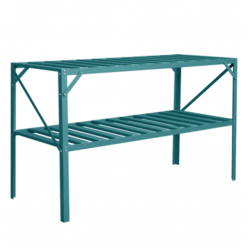 Regál do skleníku, zelená, DARZIN TYP 2