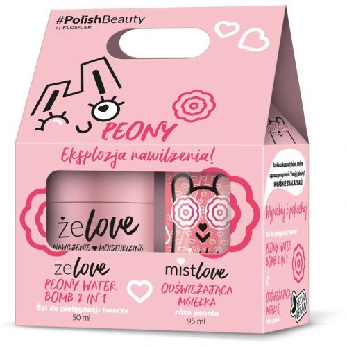 FlosLek Laboratorium ŻELOVE Peony darčeková sada (so zjemňujúcou pivóniou)