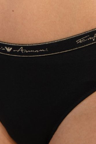 Dámske brazílske nohavičky 2 pack 163337 1A223 - 00020 - Čierna - Emporio Armani čierna XS