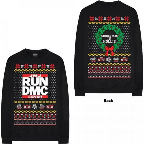 Run-DMC - Crewneck Holiday - Unisex, Čierna, XXL