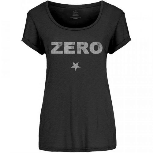 The Smashing Pumpkins - Tričko Zero Distressed - Žena, Čierna, XXL