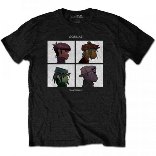 Gorillaz - Tričko Demon Days - Unisex, Čierna, XXL