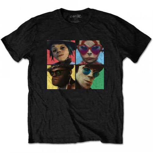 Gorillaz - Tričko Humanz - Unisex, Čierna, XXL