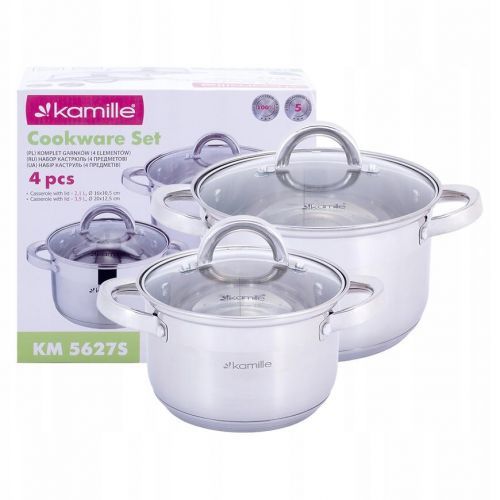 Sada hrncov 4 ks, (2,1L, 3,9L)