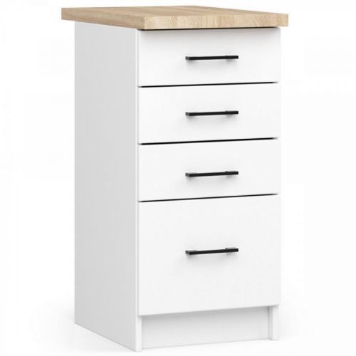 Kuchyňská skříňka Olivie S 40 cm 4S bílá