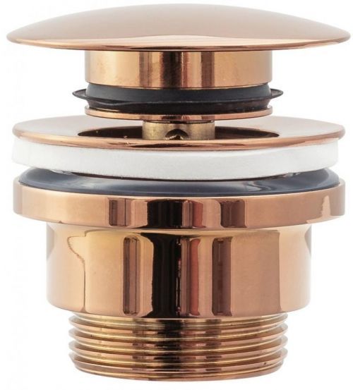 Umyvadlová výpusť Rea click-clack rose gold
