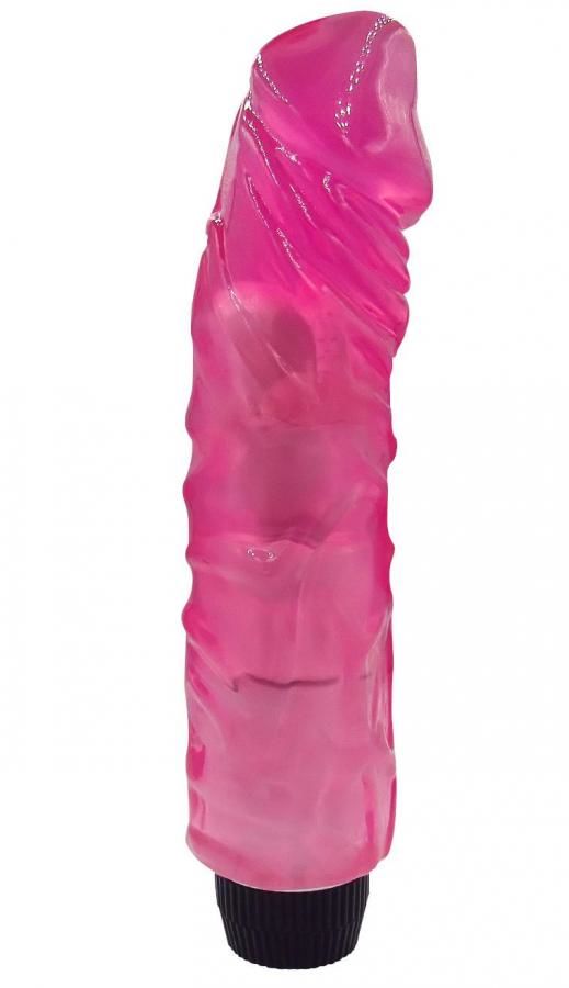 BASIC X Francisco realistický géový vibrátor ružový