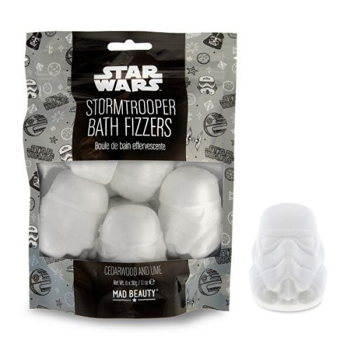 Mad Beauty Šumivé bomby do kúpeľa Star Wars Storm Trooper (Bath Fizzers) 6 x 30 g