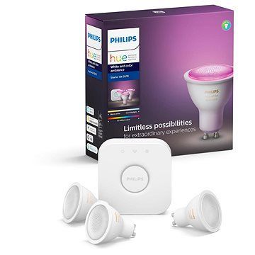 Philips Hue White and Color ambiance 5,7 W GU10 starter kit