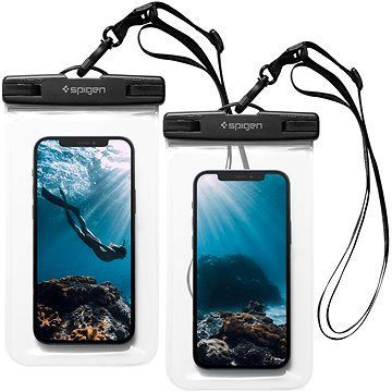Spigen A601 Waterproof Phone Case 2 Pack Clear
