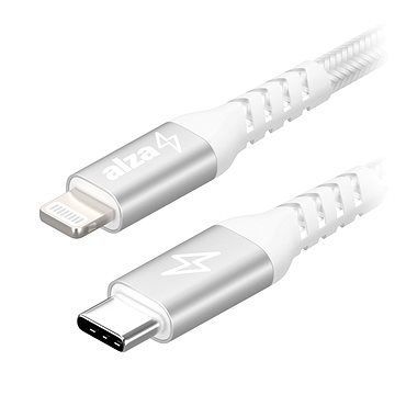 AlzaPower AluCore USB-C to Lightning MFi 2 m Silver
