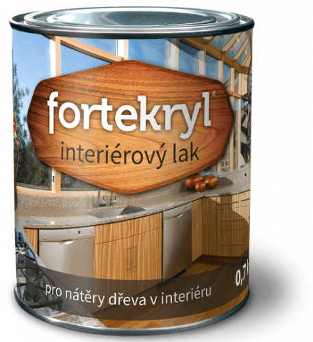 FORTEKRYL - Interiérový lak na drevo matný 0,7 kg