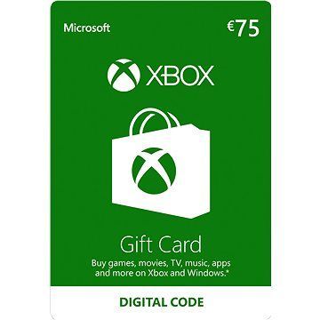 Xbox Live Darčeková karta v hodnote 75 Eur