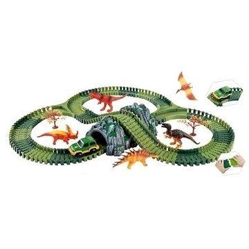 Variabilná dráha s dinosaurami a tunelom