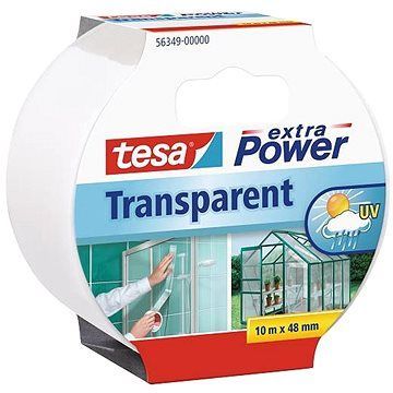 tesa Extra Power Transparent, průhledná, silně lepivá, 10m x 48m