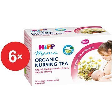 HiPP Mama BIO Čaj pre dojčiace matky - 6x 30g