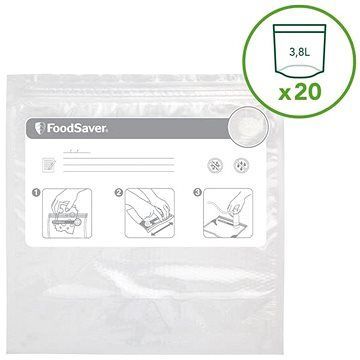 FoodSaver Vrecká na vákuovanie, ZIP 3,8 l (20 ks)