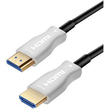 PremiumCord HDMI, optický fiber High Speed with Ether. 4K@60Hz kábel 25m, M/M, zlatené konektory