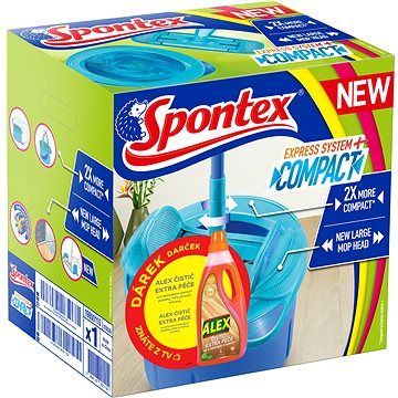 SPONTEX Express System Compact mop + Alex extra starostlivosť laminát 750 ml