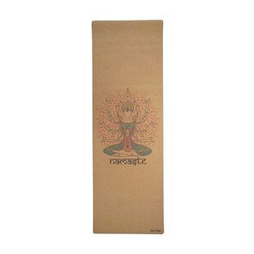 Sharp Shape Cork travel yoga mat Namaste