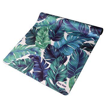 Sharp Shape Microfibre travel mat Leaves