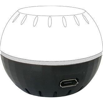 Shelly modul pre USB napájanie prvku HT, čierny