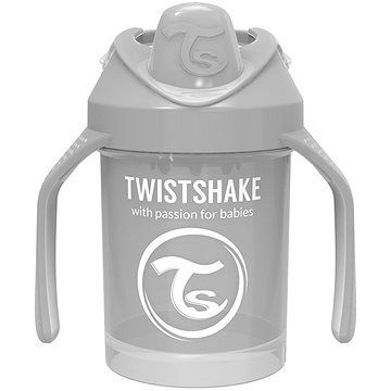 TWISTSHAKE Hrnček učiaci 230 ml sivý