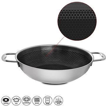 ORION Panvica COOKCELL WOK nepriľnavý povrch 3-vrstvová priemer 28 cm