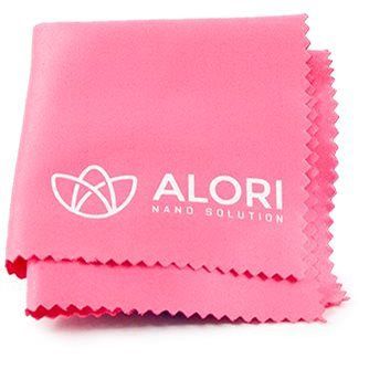 ALORI Handrička z mikrovlákna 14 × 14 cm, ružová