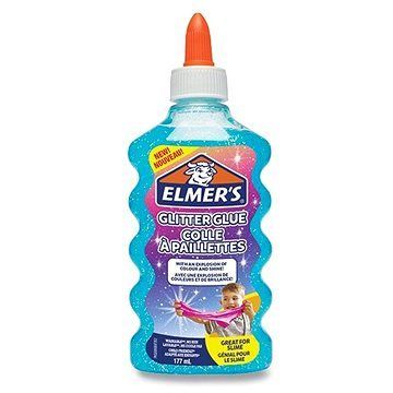 Lepidlo Elmer's Glitter Glue 177 ml, modré